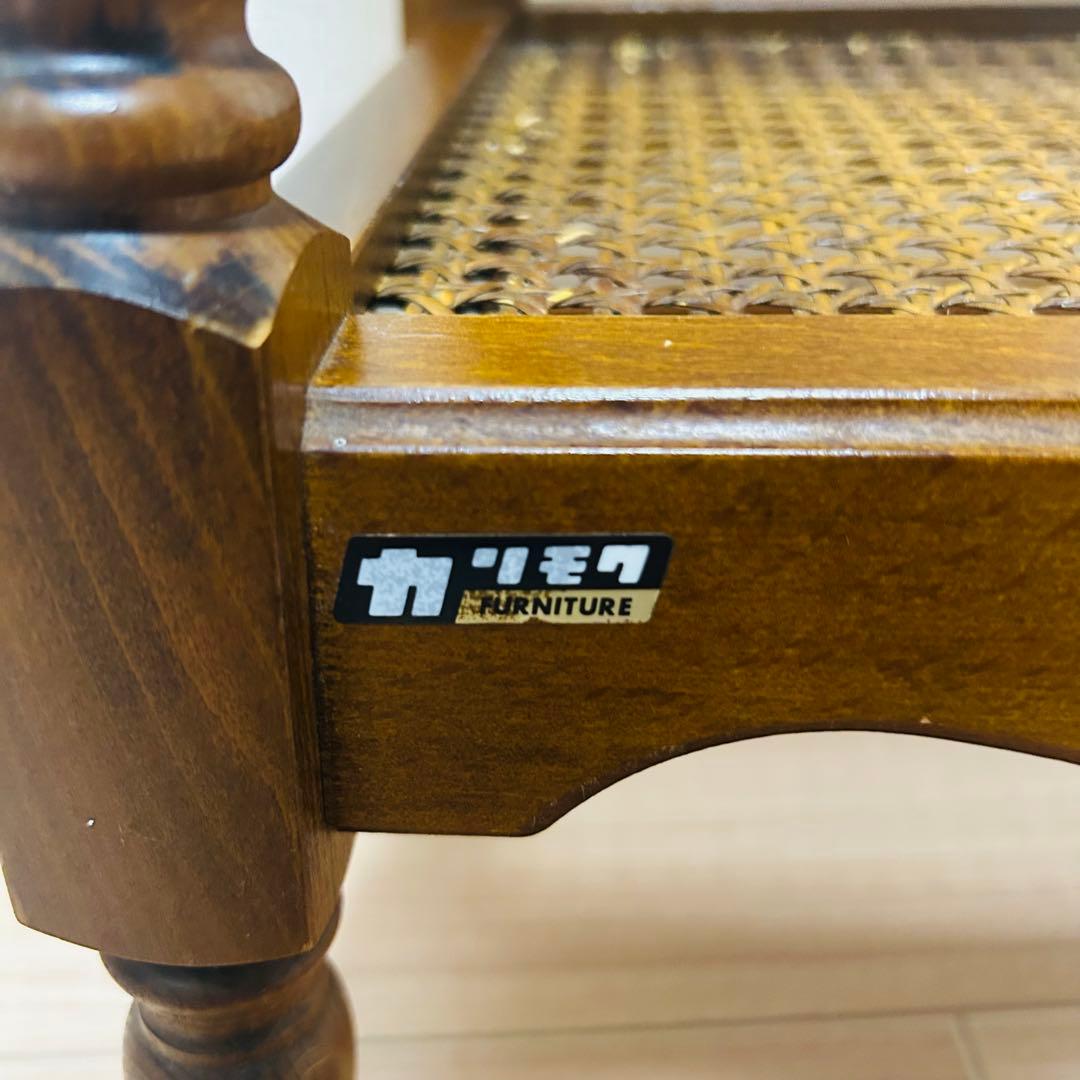 オールドカリモク アンティーク コロニアル 花台 電話台 飾り台 サイドテーブル