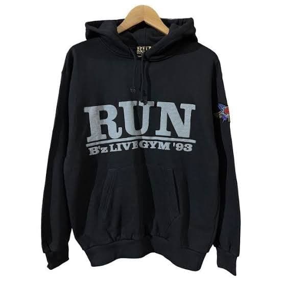 b'z LIVE GYM 1993 run ツアー パーカー 稲葉浩志 松本孝弘