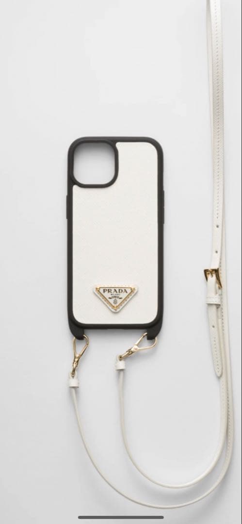 PRADA サフィアーノトライアングル iPhone14ケース