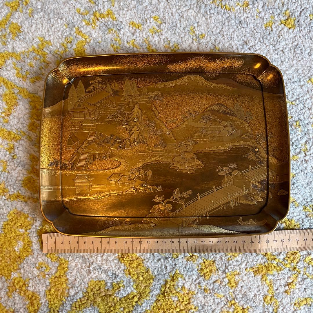 ⭐︎希少⭐︎ 香盆 梨子地 石山蒔絵 木箱入り 美術品