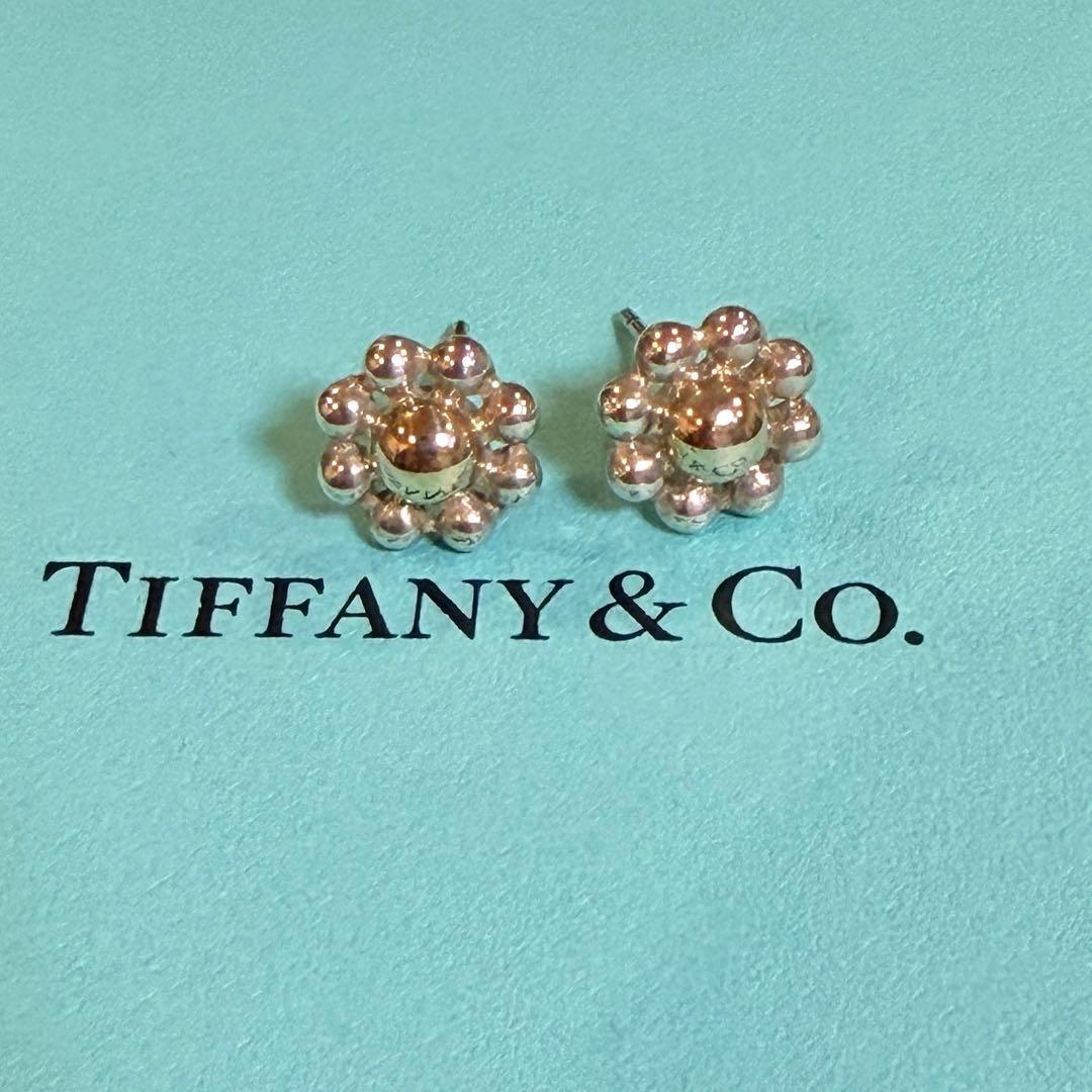 たけこ　Tiffany & Co. ジョリービーズフラワー コンビ　ピアス