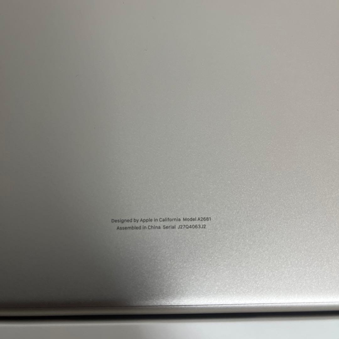 本日まで値下げ MacBook Air M2/2022 13.6インチ 100%