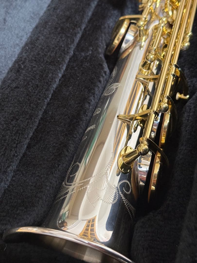 【新品同様】YANAGISAWA S-WO3 シルバーソニック ソプラノサックス