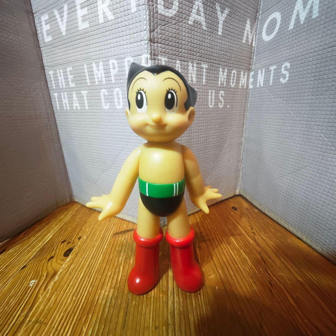 鉄腕アトム お茶の水博士 ヒゲオヤジ ソフビ 3点セット ビリケン商会1997年