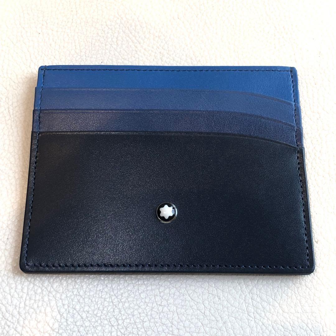 Montblanc ネイビー ボールペンとカードケース　11R2510