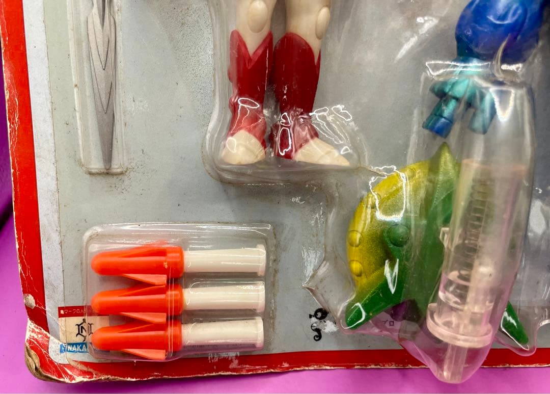 宇宙の騎士テッカマン ペガス ソフビ人形セット ブリスターパック未開封新品 中嶋