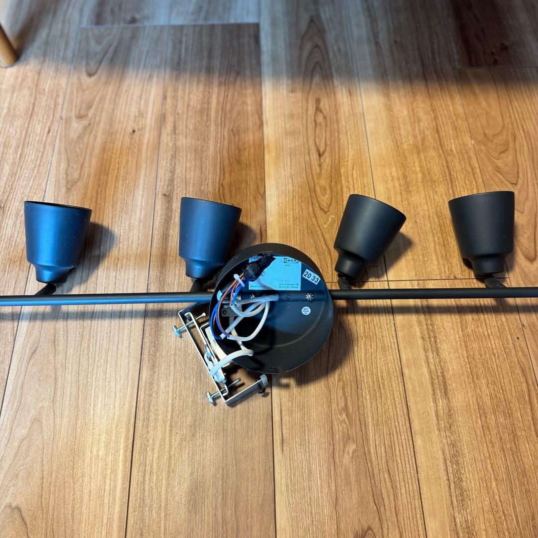 IKEA・luminousシーリングライト 2種セット／調光リモコン付