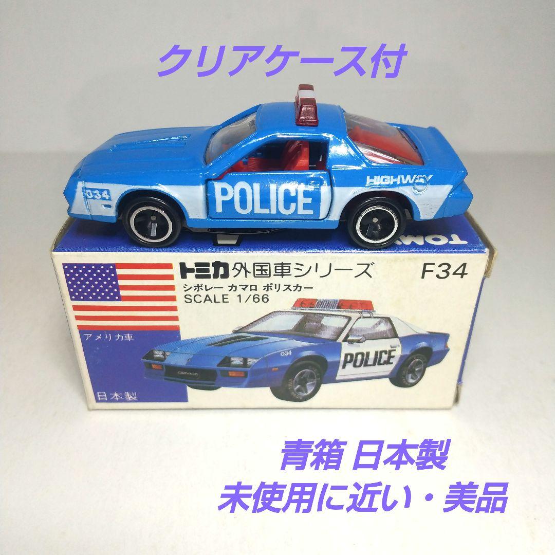 (3382)トミカ 青箱 日本製 シボレー カマロ ポリスカー