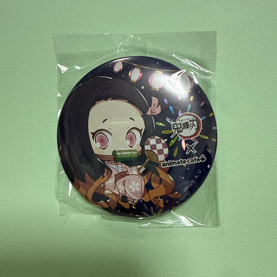 鬼滅の刃 アニメイトカフェ 台湾 限定 缶バッジ 竈門禰豆子