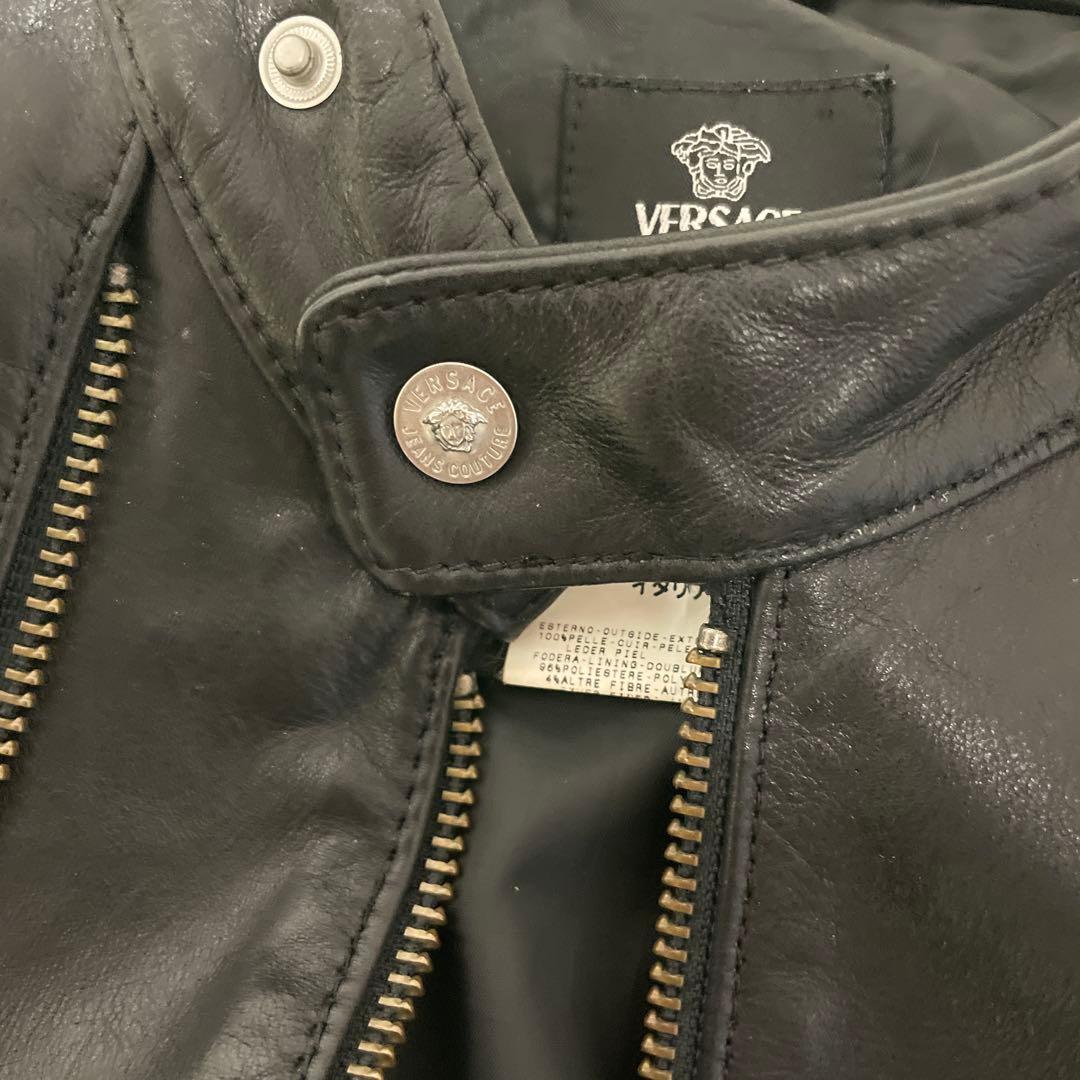 《最終値下げ》VERSACE JEANS COUTURE ライダース M