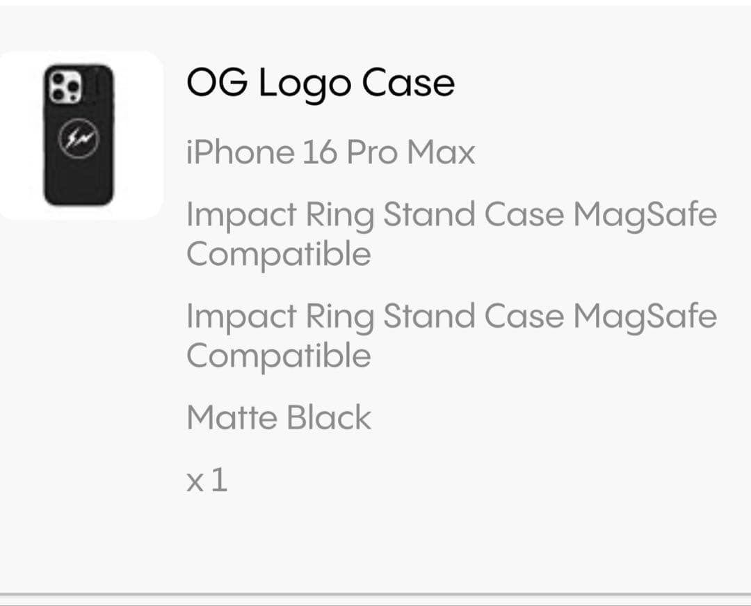 CASETiFY ブラック iPhone16promax fragment