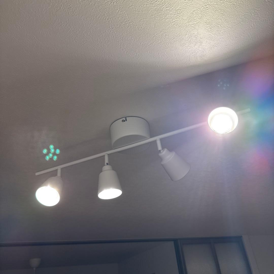 IKEA KNUTBO シーリングライト ホワイト TRADFRI LED x4