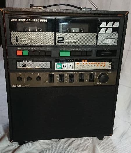 ♥約50年前の昭和レトロ♥アンティーク コレクション ♥クラリオン ラジカセ