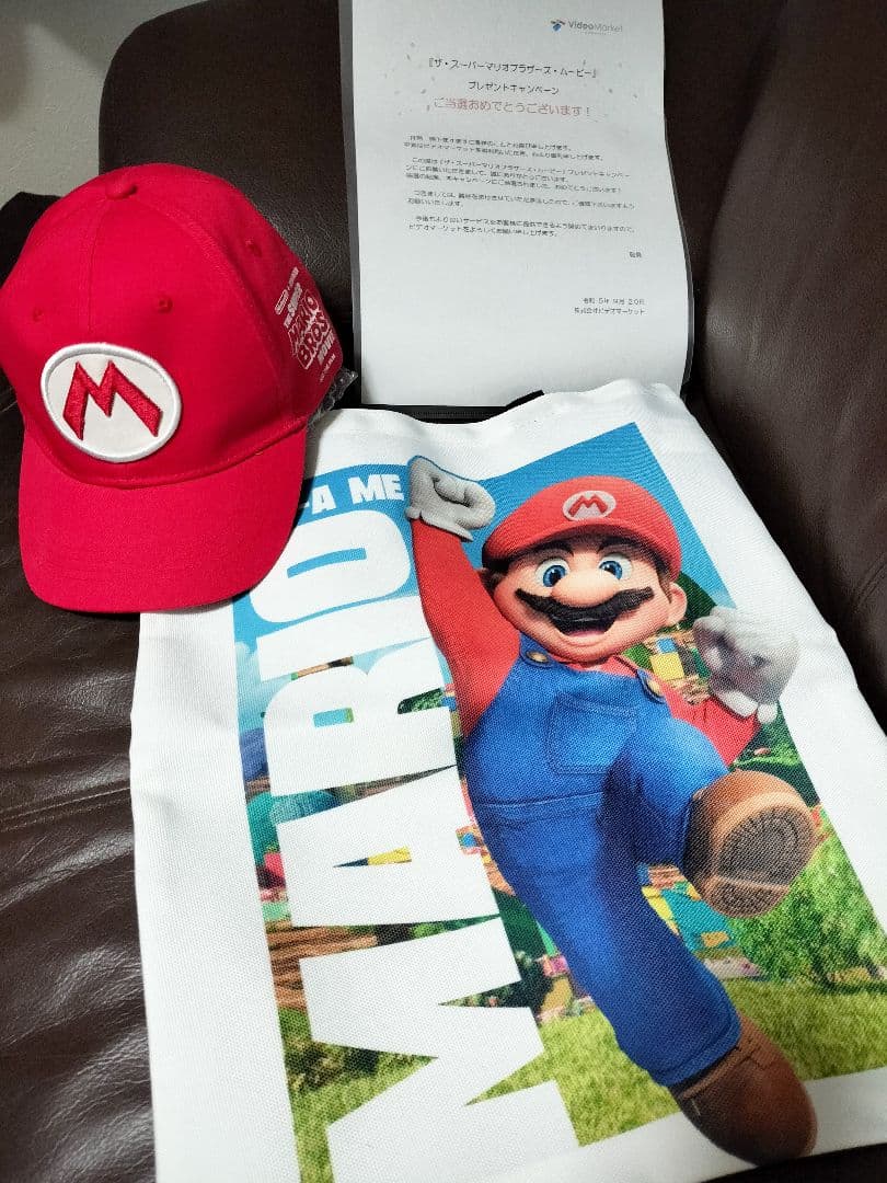 映画　ザ・スーパーマリオブラザーズ・ムービー　キャップ/帽子　トートバッグ