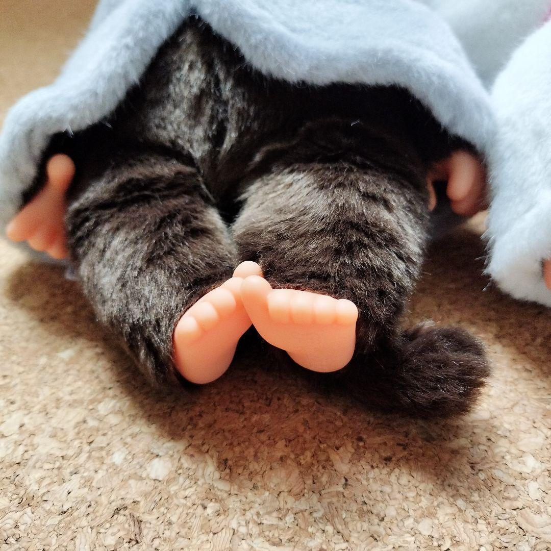 キデイランド限定 CATモンチッチ　ポンチョ　2体セット　monchhichi