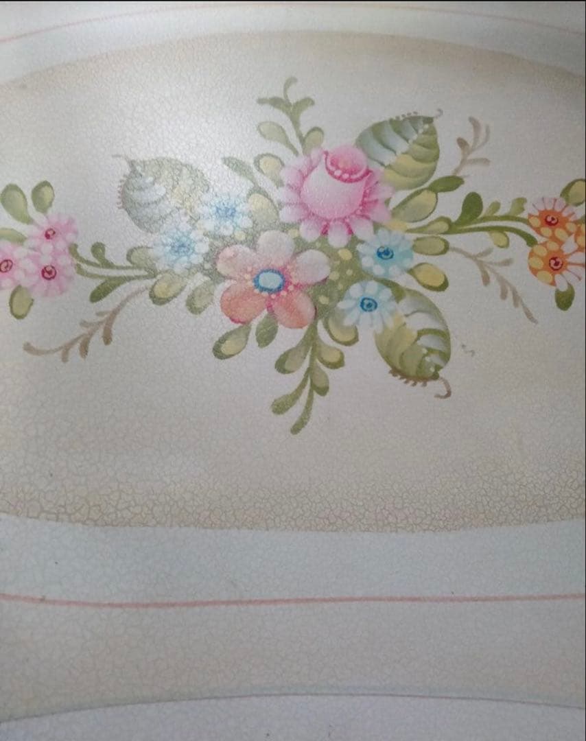 ロココ調　アンティーク　猫足　ドレッサー　三面ミラー