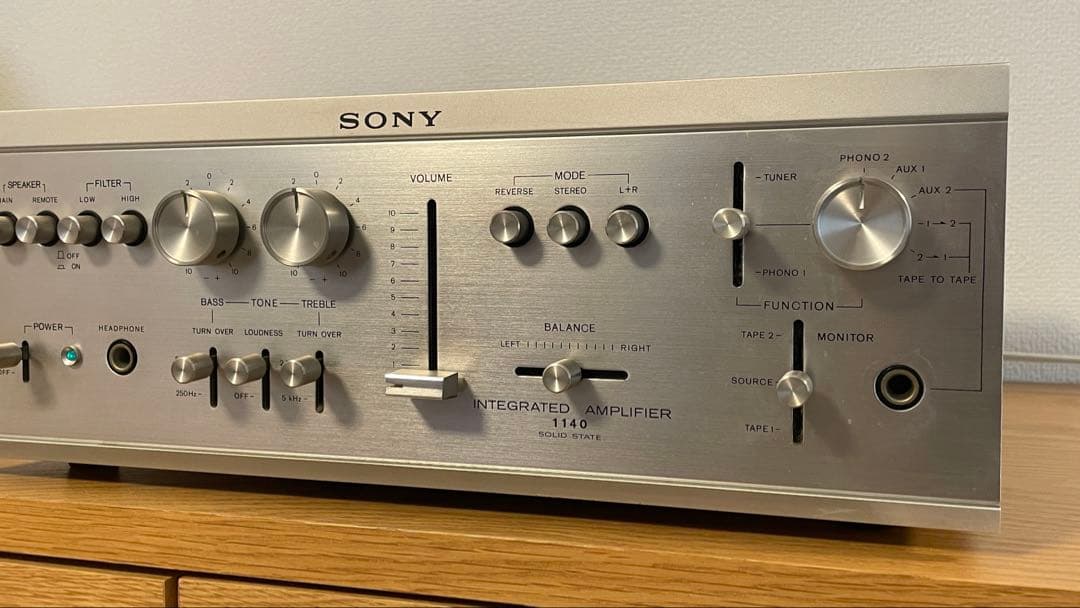 【音出確認済】SONY TA-1140プリメインアンプ