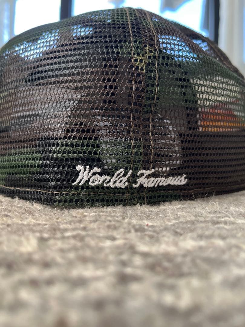 シュプリーム ボックス ロゴ メッシュ バッグ ニューエラ カモフラ