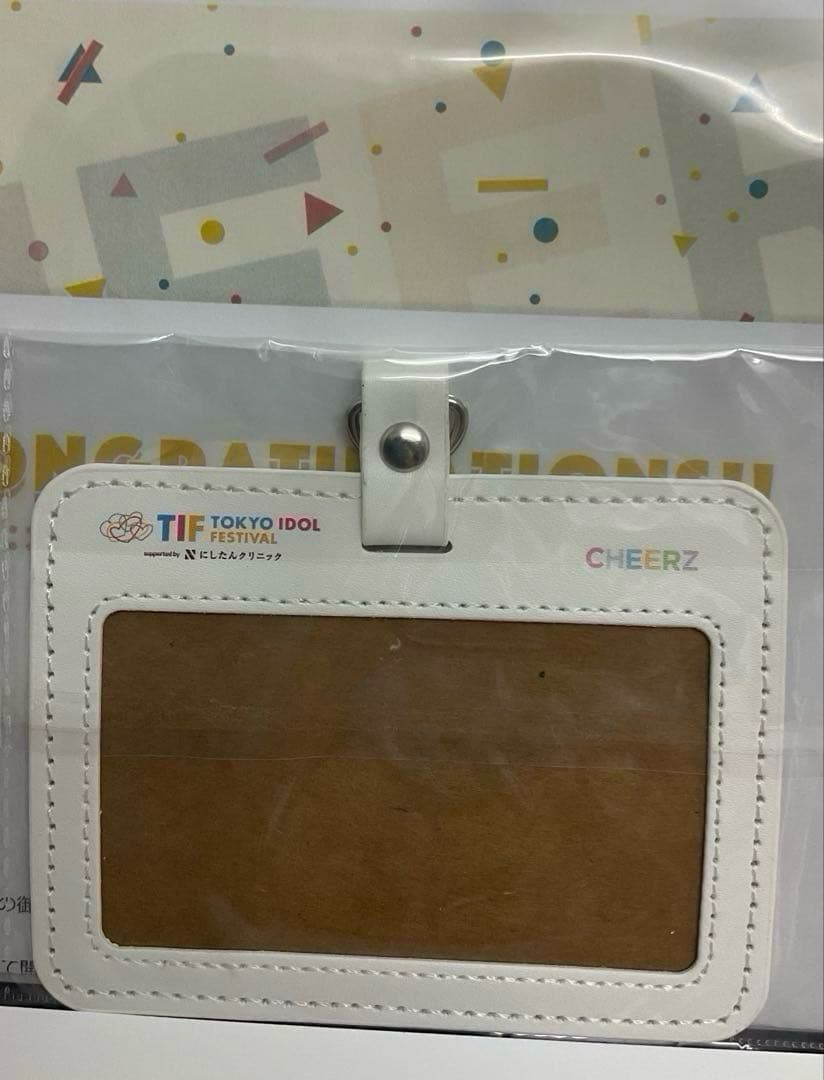 STU48 原田清花 TIF2024 直筆サイン入りパスケース当選品