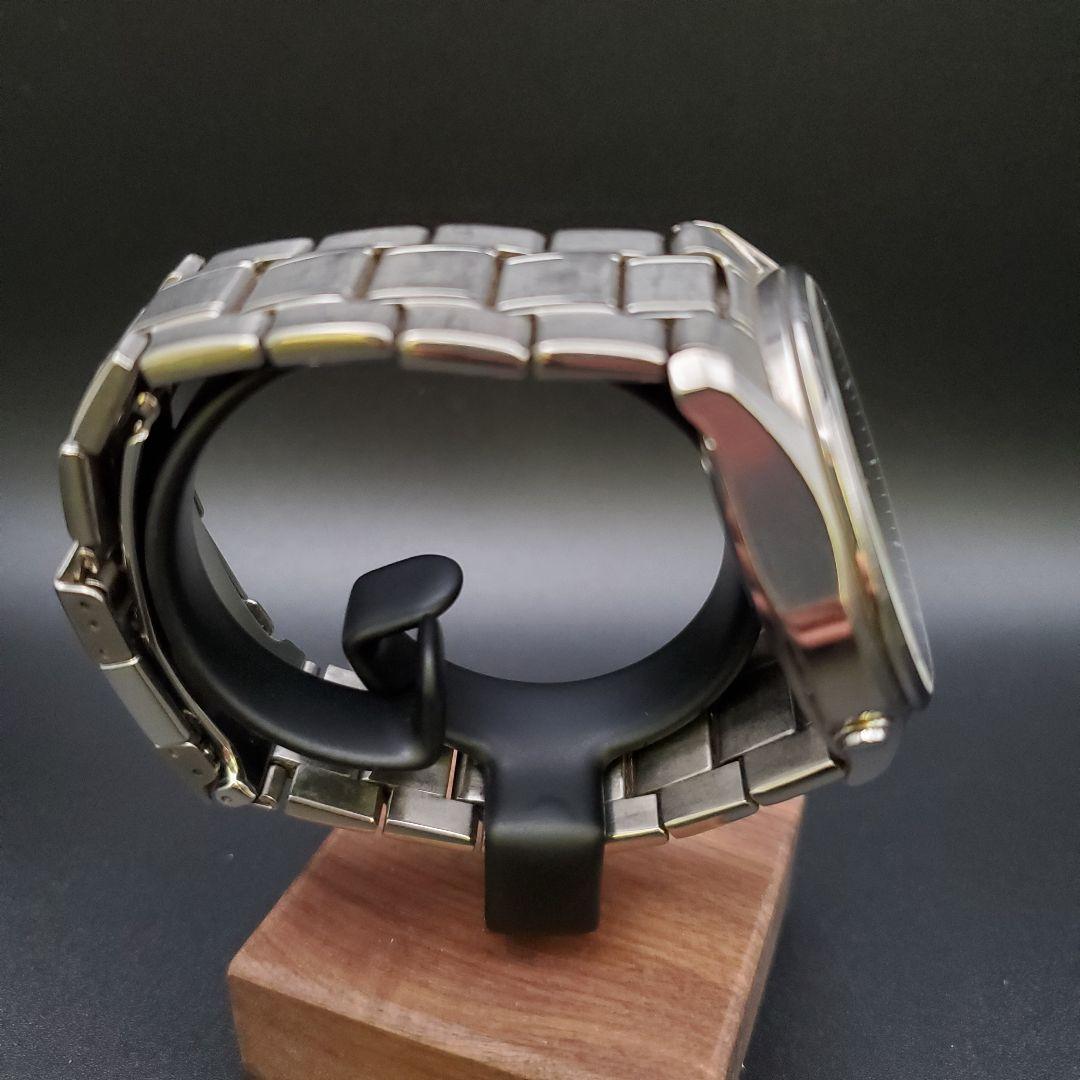 稼働品 カシオ リニエージ LCW-M100TS チタン ソーラー電波 シルバー