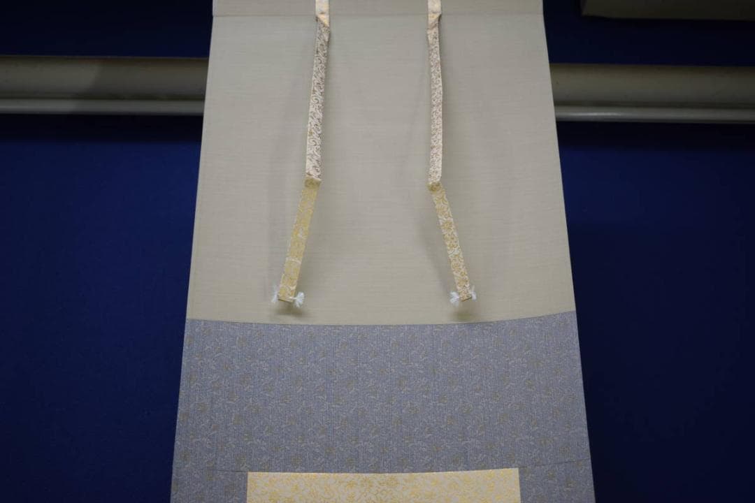 真作/小栗十洲の母/小栗雪篷/草刈り人物図/布袋屋掛軸HH-618