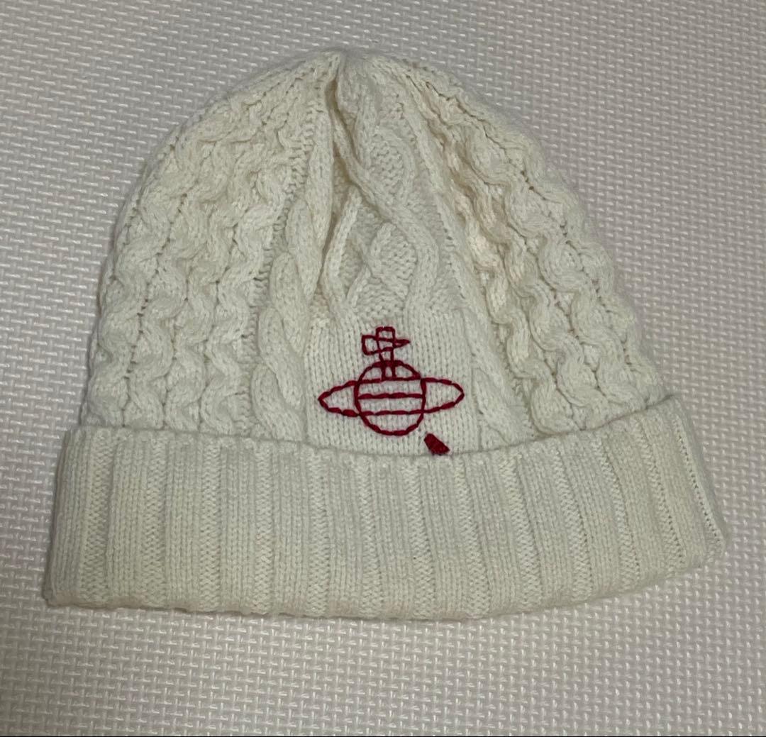 【Vivienne Westwood】 ニット帽子 ビーニー