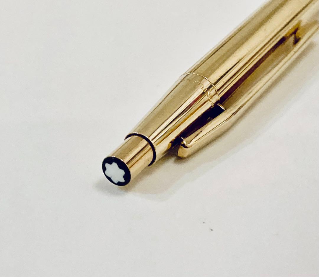 【20金張り】モンブラン高級ボールペン ノブレスゴールド MONTBLANC