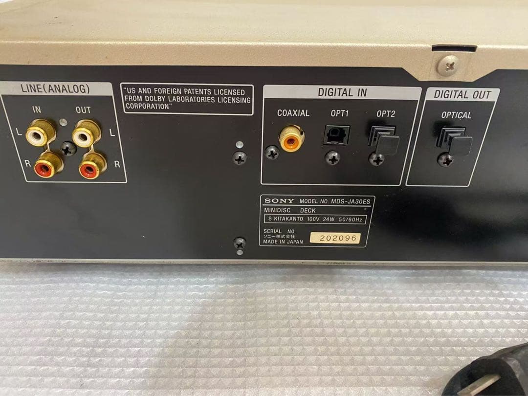 その他 SONY MDS-JA30ES