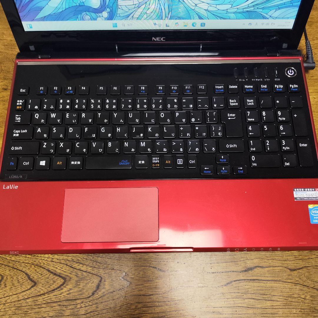 NEC LaVie Windows11ノートPC i3 4GB SSD