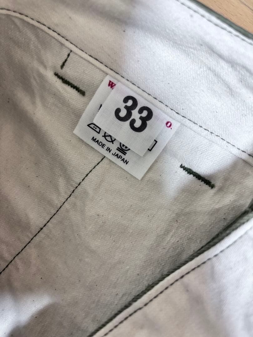 WAREHOUSE duck digger 1082 チノ W33 グリーン