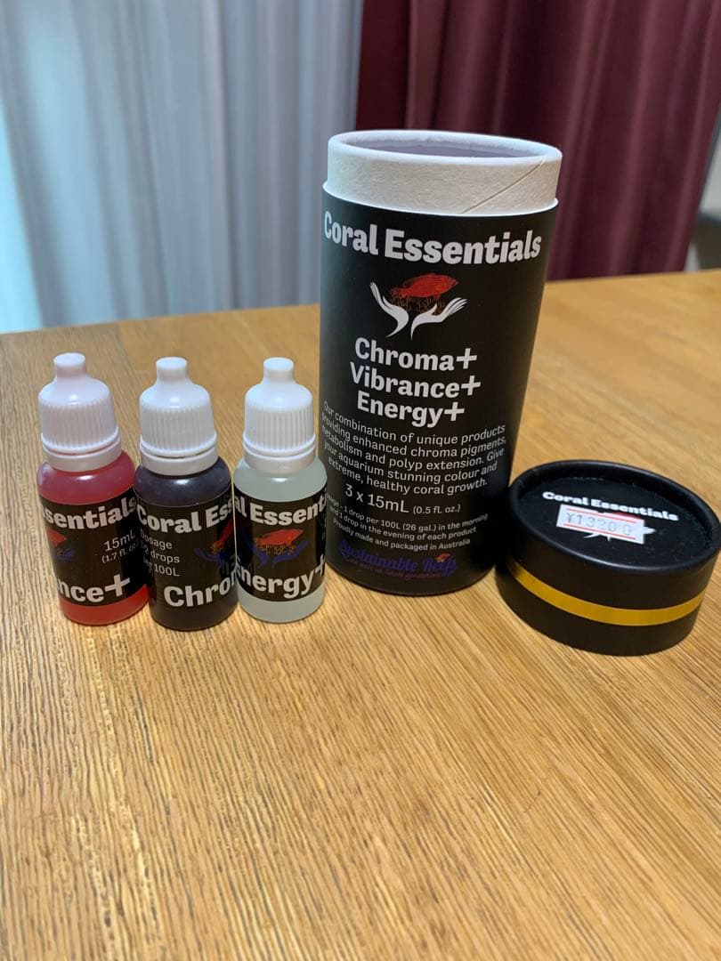 Coral Essentials 水質調整剤セット 15ml x 3本⭐︎