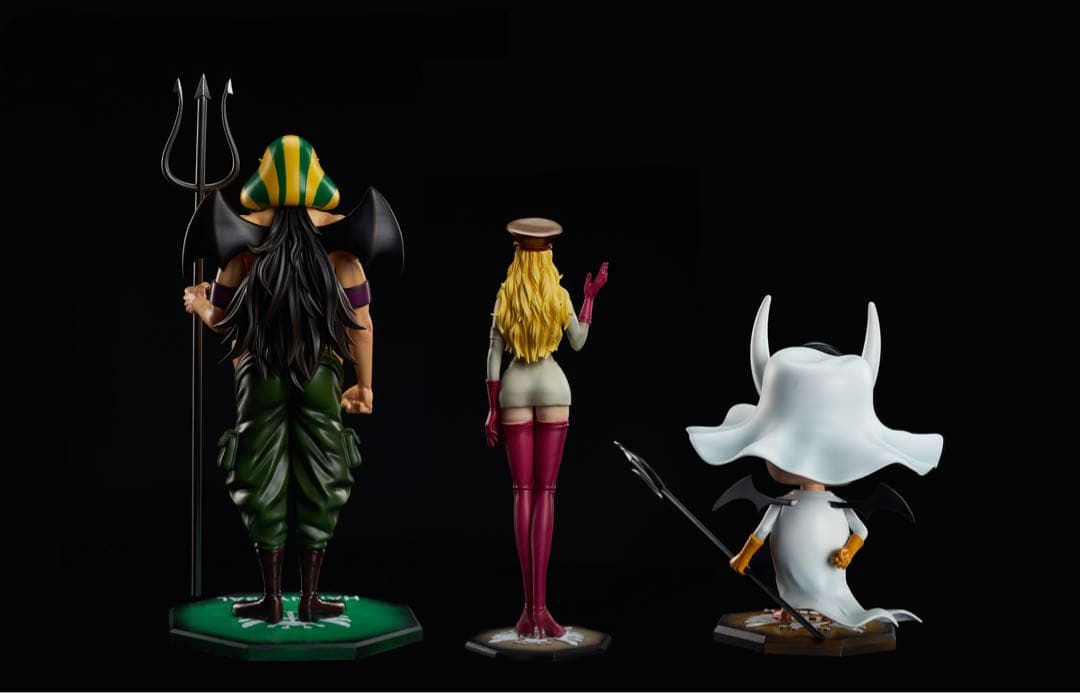 ワンピース 3人 ハンニャバル  ドミノ サルデス フィギュア ガレージキット