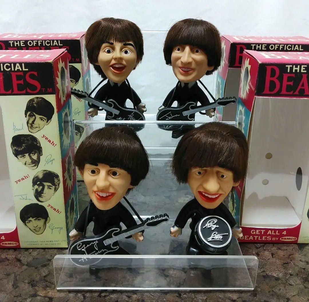 ビートルズ NEMS公認レムコ人形♣HENRI BENDELディスプレイセット