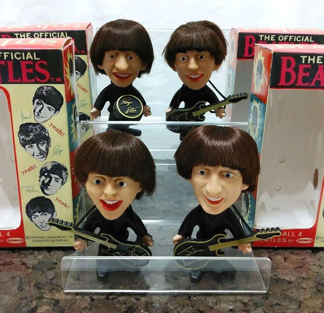 ビートルズ NEMS公認レムコ人形♣HENRI BENDELディスプレイセット