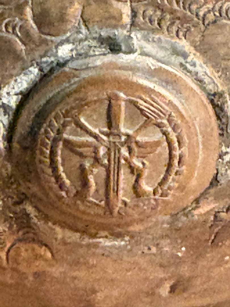 アンティーク 金属製 水差し、中近東？持ち手は、しっかりしています。