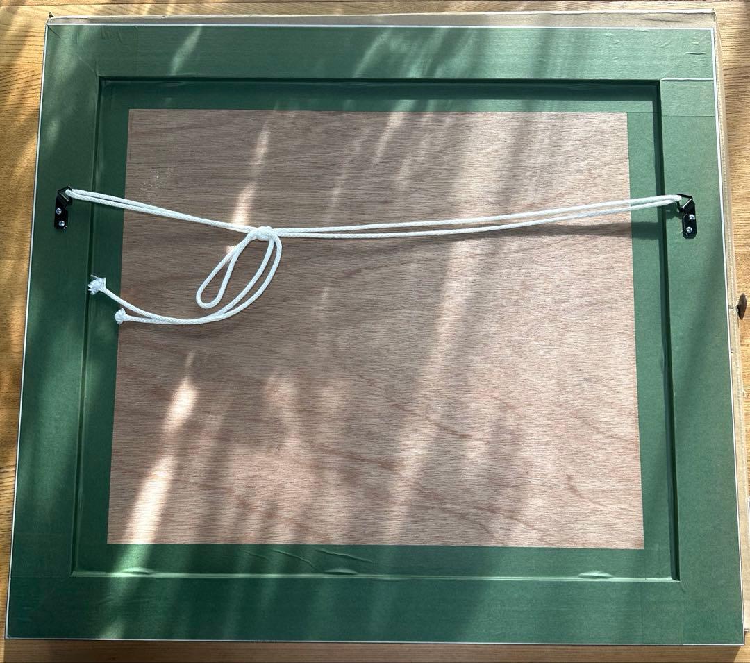 竹久夢二　タンポポの丘　リトグラフ　版画124/200 箱付き