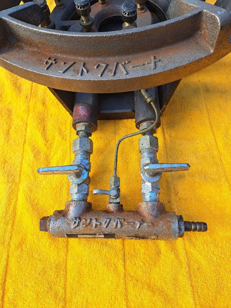 は*と様 サントクバ－ナ 業務用１口ガスコンロ LPガス 鋳物コンロ 2重バーナ