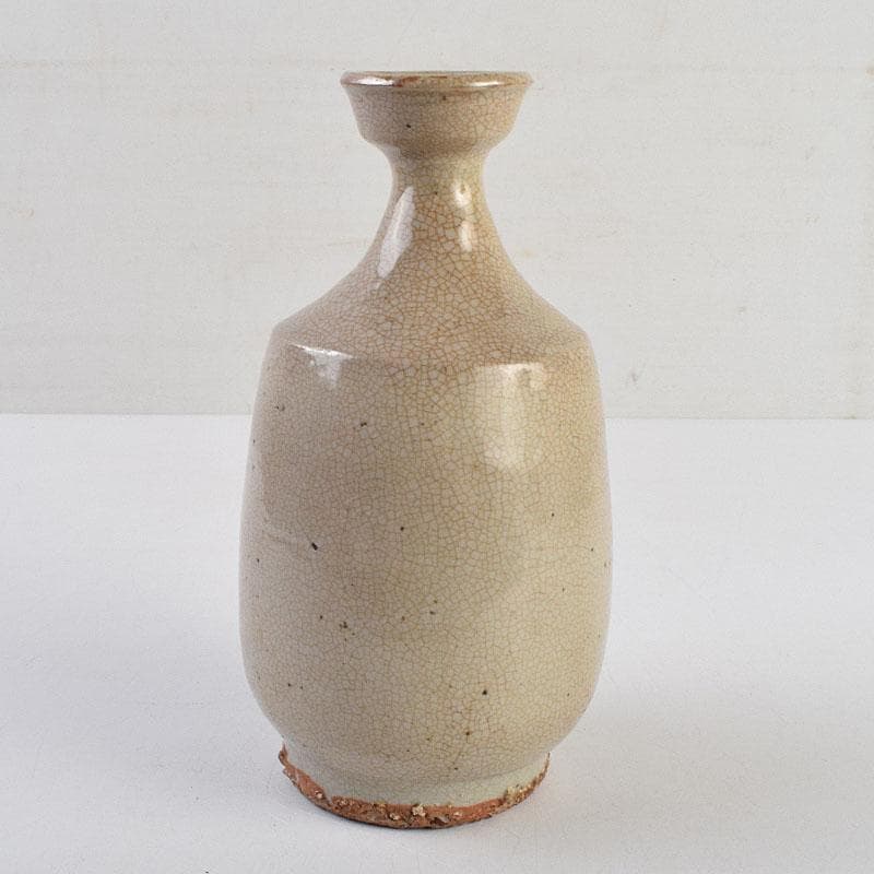 朝鮮美術　李朝　白磁　徳利　時代箱　M　R9399