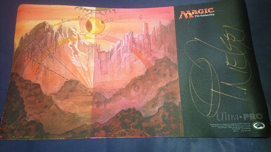 MTG GURUランド（サイン付き） プレイマット 5枚セット＋おまけ付き