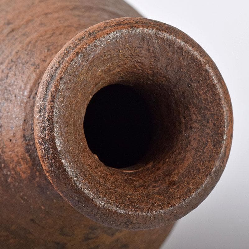 備前焼　人間国宝　山本陶秀作　徳利　共箱　C　R8408