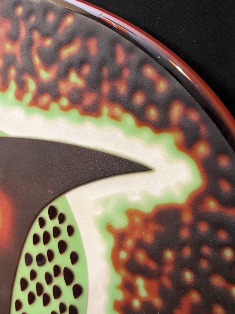 ビンテージ　稀少品　絵皿　フクロウ　大皿　プレート　飾り皿