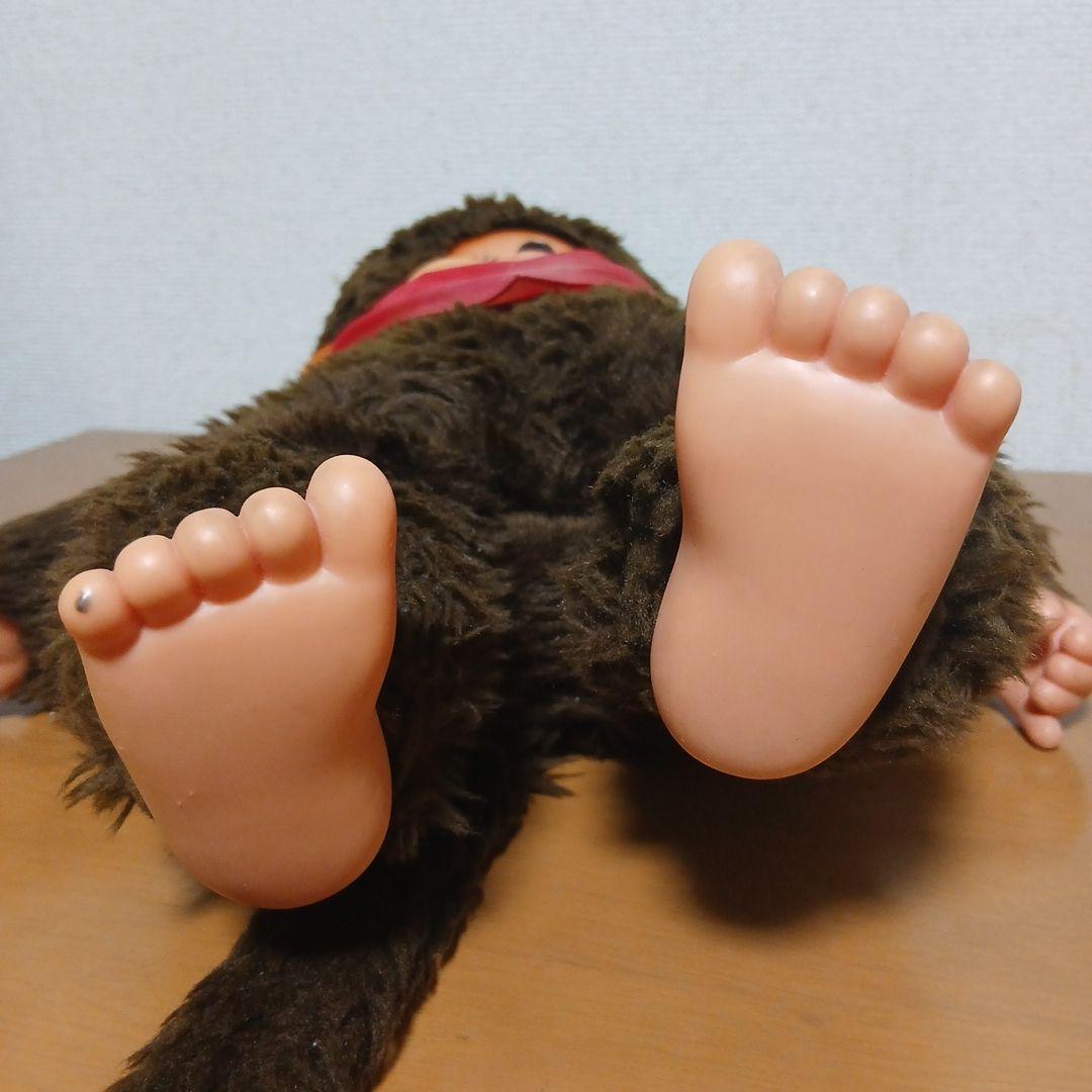 モンチッチぬいぐるみ 赤いバンダナ