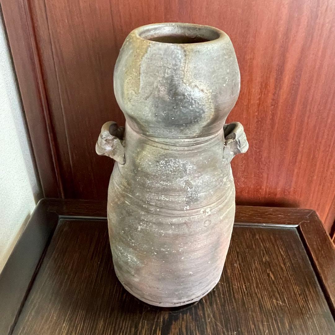 備前焼 見附文雄 花生 花入 花器 花瓶