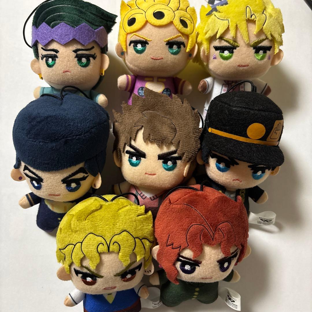 ジョジョの奇妙な冒険 ちみっともぬい　ぬいぐるみ 8体セット