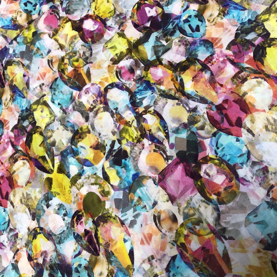 リバティプリントタナローン生地アレクサンドラピンクパープル