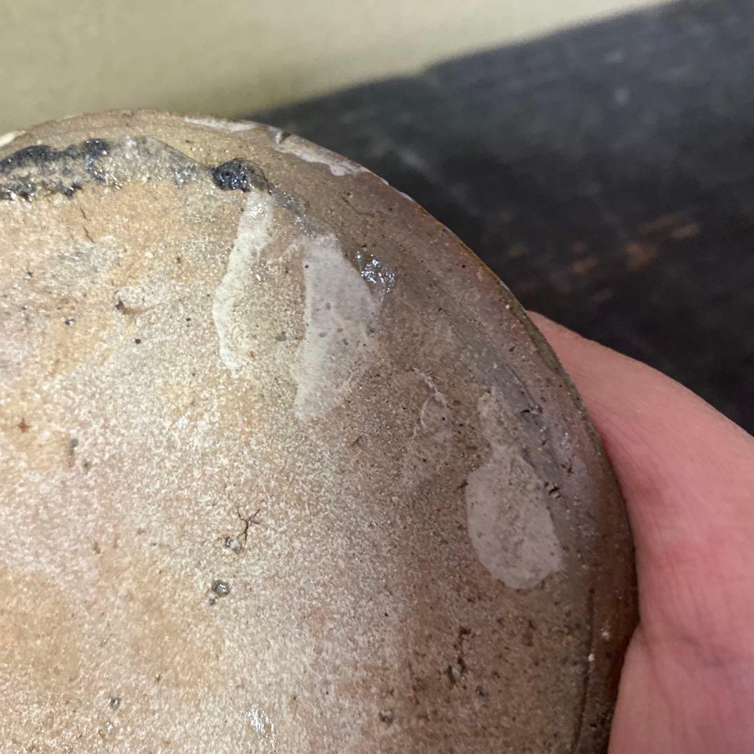 白丹波花文水指16cm19cm