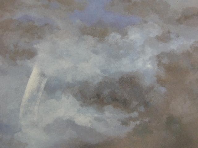 由里本出、【白虹】、希少な額装用画集より、新品額装付