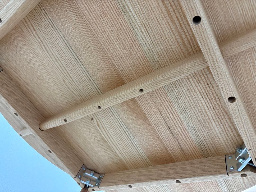 SIKI FURNITURE レッドオーク オイル塗装 板目 直径100cm