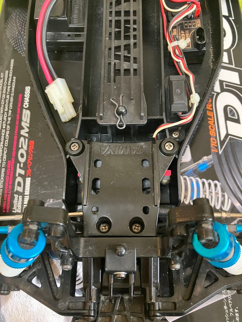 【希少】値下げ タミヤDT-02MS メカ付(サーボ、アンプ、受信機、モーター)