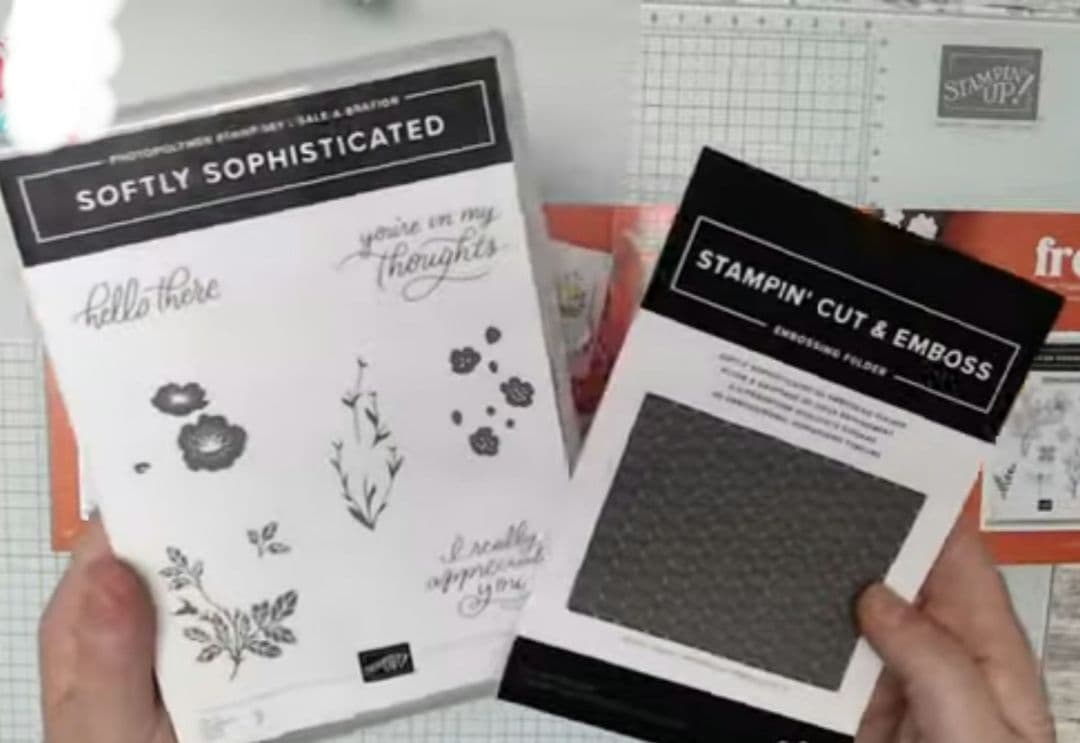 １点限り♡未使用　新作　スタンプ＆エンボスフォルダーセット　スタンピンアップ